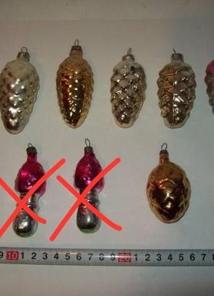 Ялинкова іграшка шишка срср