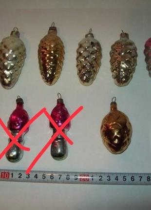 Ялинкова іграшка шишка срср