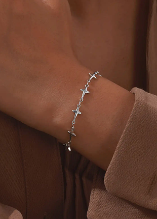 Браслет хрестики, медсталь