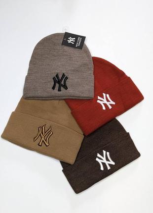 Шапка зимова new york yankees