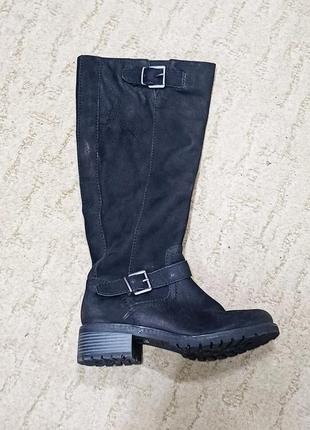 Сапоги кожаные