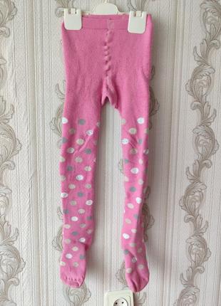 Махрові колготи на дівчинку на 5-6 років