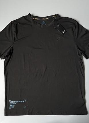 Чоловіча чорна спортивна футболка crivit німеччина, м/l/xl