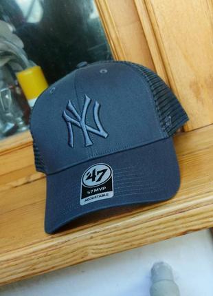 Бейсболка кепка тракер new york yankees (usa) mlb nba nhl nfl new era