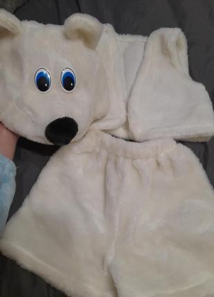 Костюм детский белый медведь