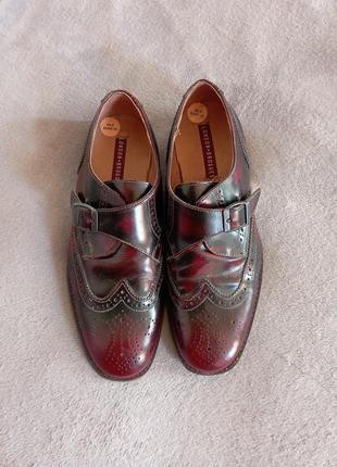 Мужские, кожаные туфли london brogues
