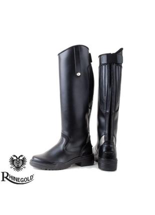 Длинные сапоги для верховой езды rhinegold nebraska synthetic