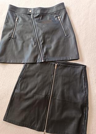 Низкая цена! юбка. юбка. новая. экокожа. юбочка кожаная. мини. юбка кожаная. м. sinsay. house.