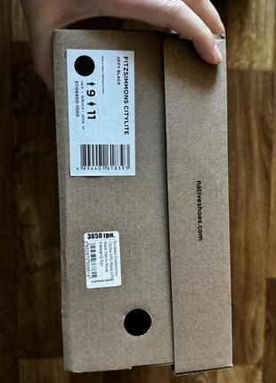 Ботинки унисекс native fitzsimmons citylite bloom black