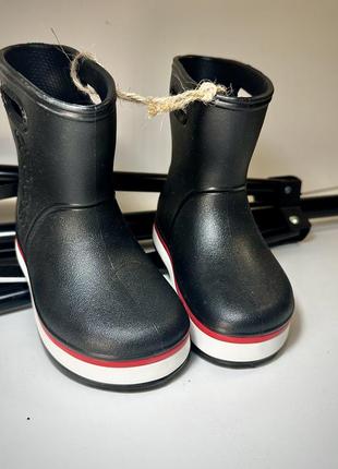 Резинові чоботи сапожки черевики крокси для дівчинки жовті рожеві