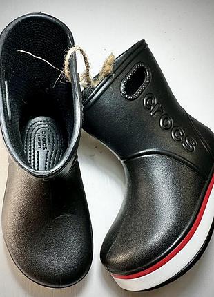 Резинові чоботи сапожки черевики крокси для дівчинки жовті рожеві