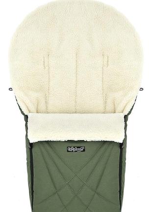 Зимовий конверт babyroom wool n-8 green зелений