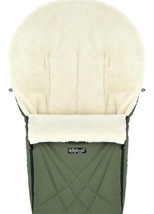 Зимний конверт babyroom wool n-8 green зеленый