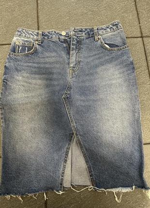 Юбка джинсовая