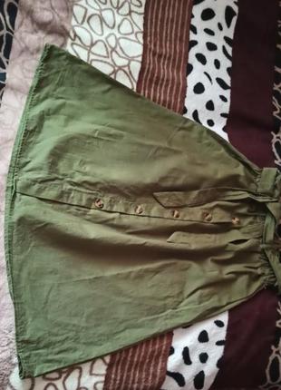 Юбка из льна