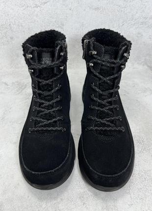 Женские кожаные зимние ботинки skechers on the go gracial ultra