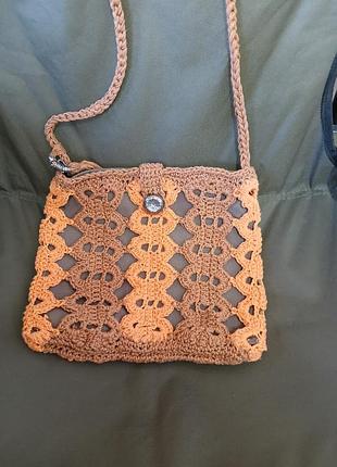 Стильна в'язана сумочка