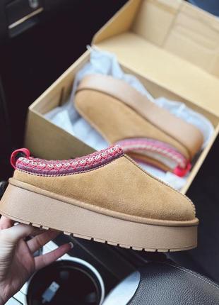 Ugg tazz tasman мюли сабо 36-41 ржи натур замш и овчина