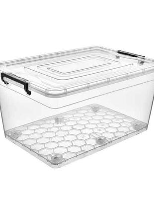 Контейнер wheel на колесах 40л 1142 08 в асортименті тм bursev