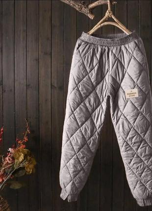 Теплые женские брюки на синтепоне ns-234