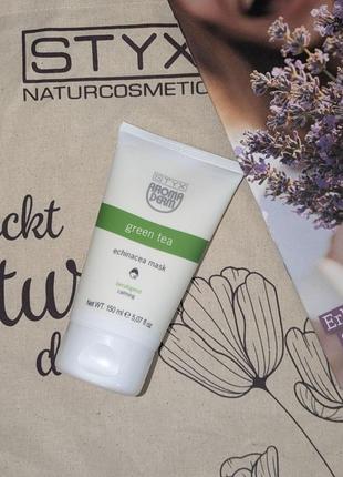 Маска успокаивающая для лица green tea echinacea mask 150 мл