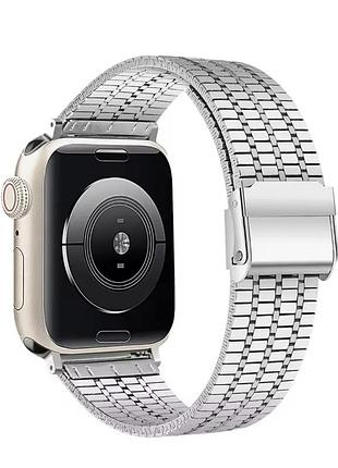 Ремінець із нержавіючої сталі для apple watch 42/43/44/45/49 mm