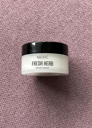 Nacific - fresh herb origin cream - живильний трав'яний крем для обличчя 12g