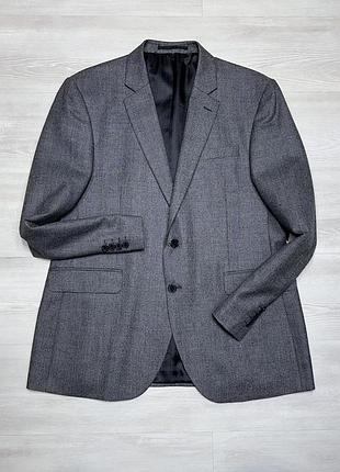 Premium брендовый мужской кэжуал пиджак блейзер из шерсти и льна