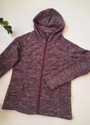 Флисовая кофта олимпийка, размер s/m