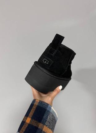 Угги Женские угги ugg mini bailey bow x lv black6 фото