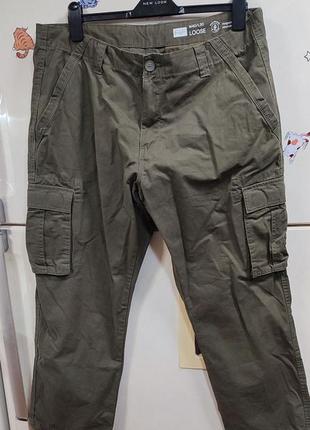 Брюки карго f&amp;f lloose w40/l30 5