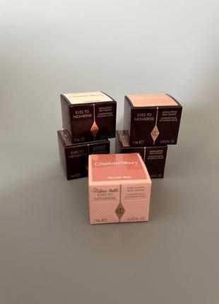 Charlotte tilbury кремовые тени eyes to mesmerise champagne rose gold chocolate bronze pillow talk oyster pearl