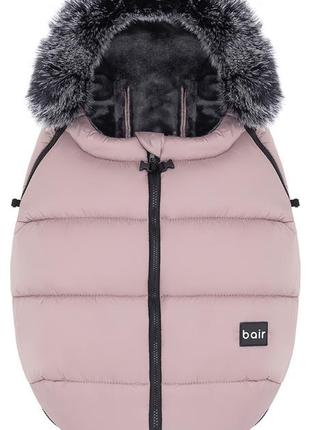 Зимний конверт bair cocon mini soft pink розовый2 фото