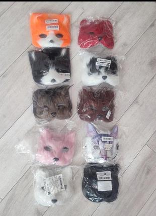 Черный коричневый серый белый костюм котика кота кишки квадробера розовое белое и...