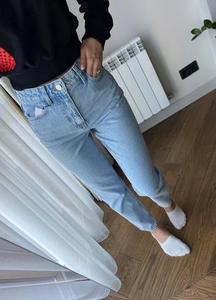 Джинси мом зара , mom fit zara