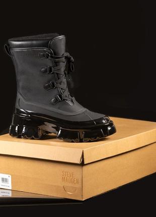 Демисезонные женские сапоги trench boot от steve madden