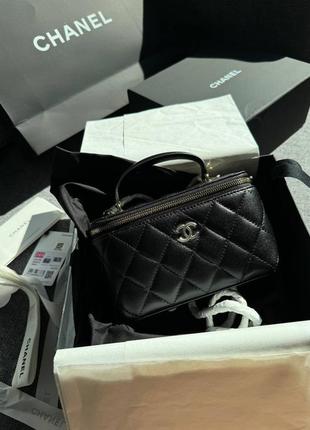 Любимая классическая сумка в стиле chanel vanity 🖤