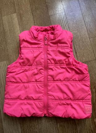 Желетка жилетка безрукавка gap 18-24 m