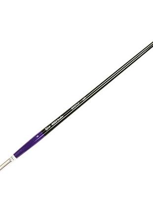 Кисть щетина плоска rosa studio bristle 401 № 3 длинная ручка (18640103)