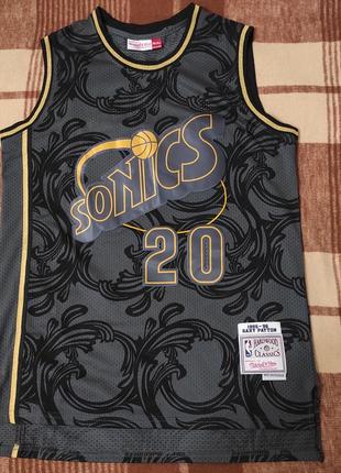 Баскетбольна майка jersey nba sonics payton