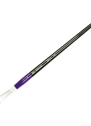 Кисть щетина плоска rosa studio bristle 401 № 8 длинная ручка (18640108)1 фото