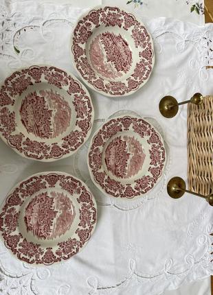 Unicorn tableware royal homes of britain английские винтажные суповые тарелки