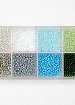 Подарунковий набір для біжутерії тубус бісер №10 (12х5 г) preciosa miyuki японія