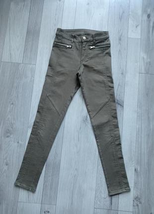 Джинсы на 11-12 лет, цвет хаки