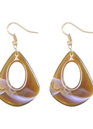 Новые акриловые серьги под камень подвески шарикчики серьги