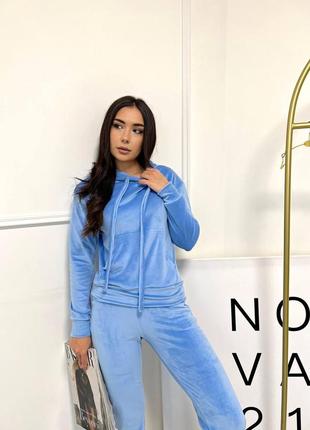 Жіночий одяг шикарний велюровий костюм