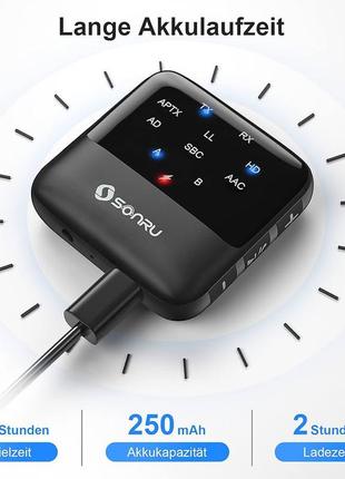 Аудиоадаптер bluetooth sonru 7