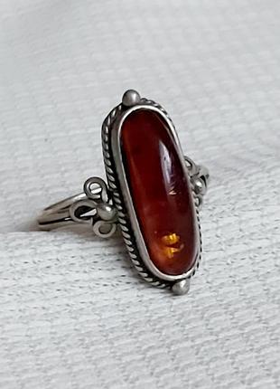 Кольцо винтажный янтарь кольцо винтаж янтарь