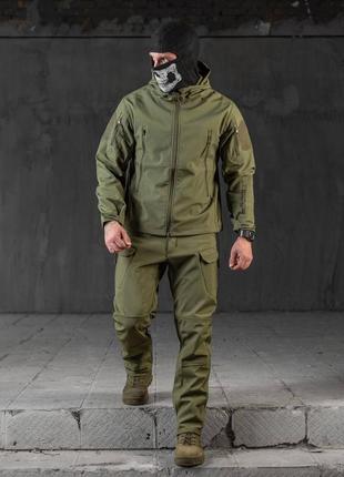 Тактический костюм софтшелл softshell esdy масло (оригинал)7 фото