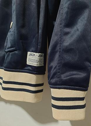 Куртка бомбер jack & jones м, bomber jacket,двусторонняя куртка ветровка6 фото